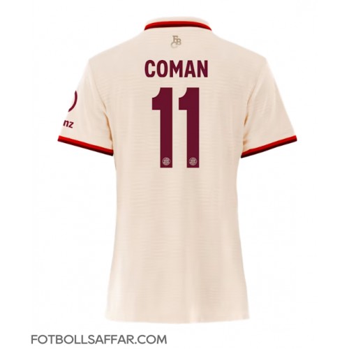 Bayern Munich Kingsley Coman #11 Tredjeställ Dam 2024-25 Kortärmad